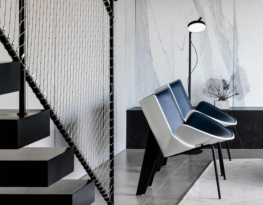 estiluz aro p 3548 floor lamp image ambient 01