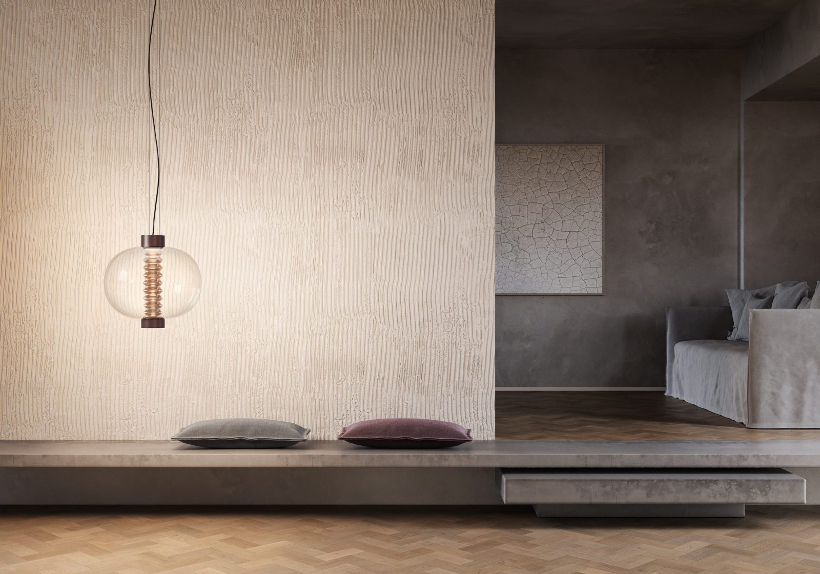 BOLHA קבסו תאורה אולם תצוגה בירושלים