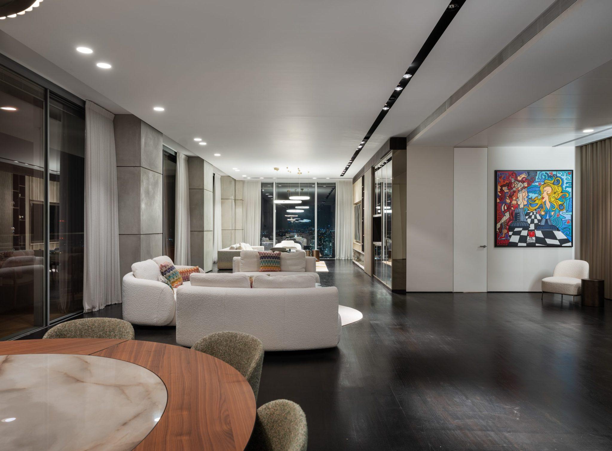 View of The Penthouse TLV - קבסו תאורה - אולם תצוגה בירושלים